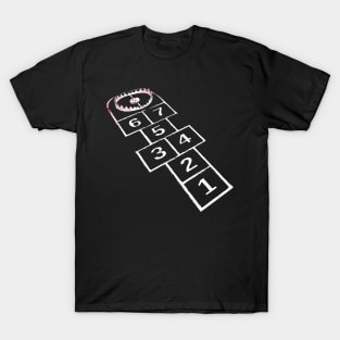 Hopscotch with a bear trap T-Shirt